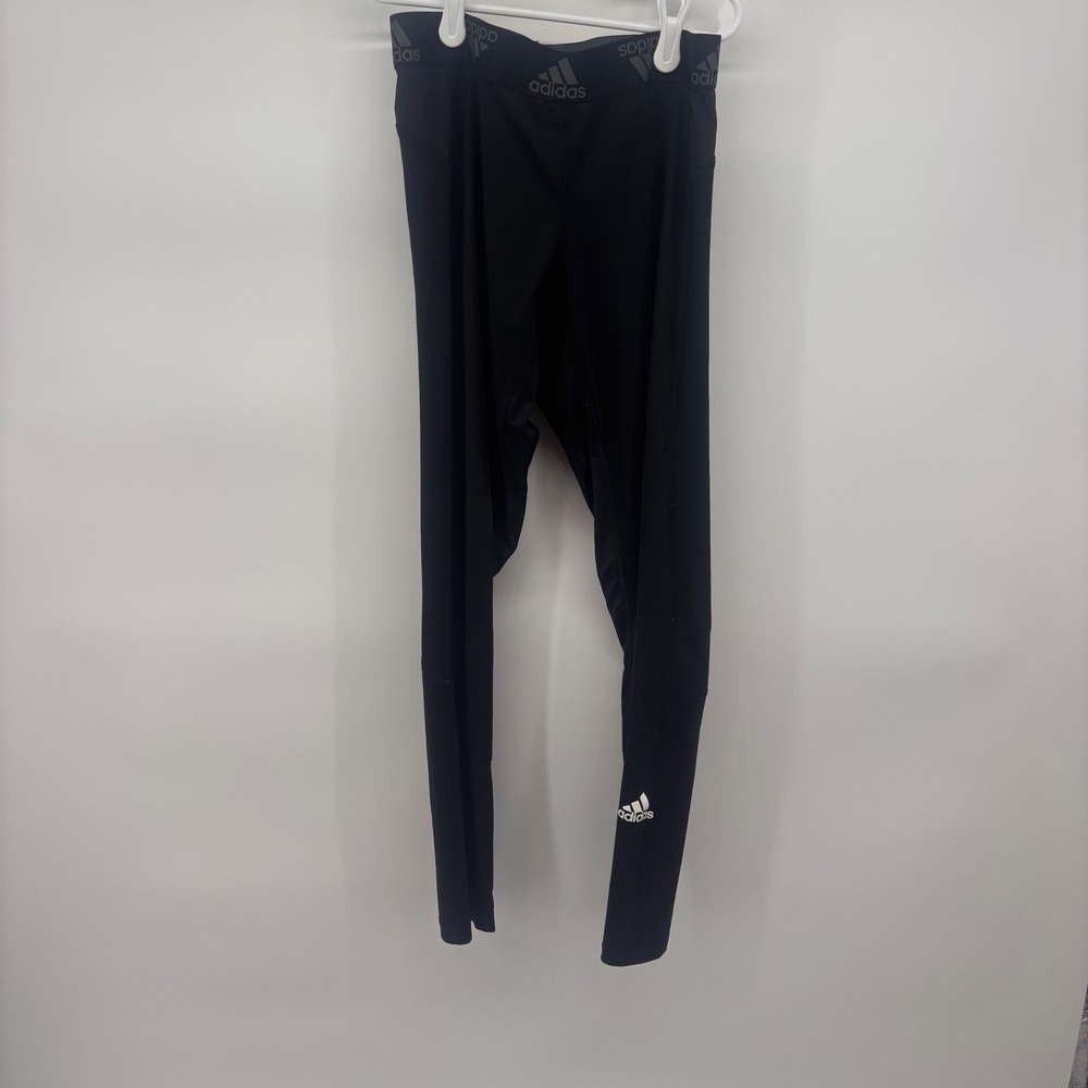 Adidas Techfit Training‎ Tights Black Athletic Leggings Activewear Kids Size L